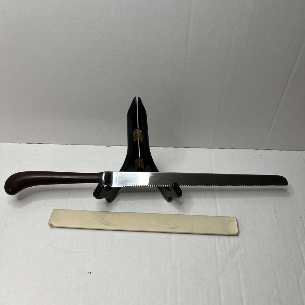 EKCO ETERNA Bread Knife Stainless Steel 9" Blade Made‎ in USA